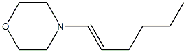 (E)-1-Morpholino-1-hexene Structure