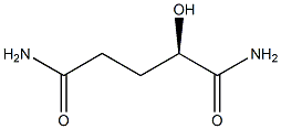 [R,(+)]-2-Hydroxyglutaramide 구조식 이미지