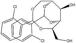 1-O,5-O:2-O,4-O-Bis(2-chlorobenzylidene)-D-glucitol Structure