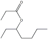 Propionic acid 1-ethylpentyl ester 구조식 이미지