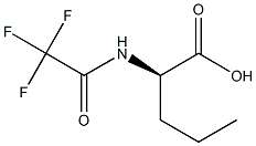 (+)-N-Trifluoroacetyl-D-norvaline Structure