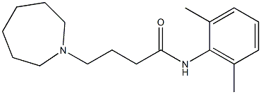 N-(2,6-Dimethylphenyl)-4-[(hexahydro-1H-azepin)-1-yl]butanamide Structure