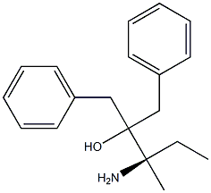 [R,(+)]-3-Amino-2-benzyl-3-methyl-1-phenyl-2-pentanol 구조식 이미지