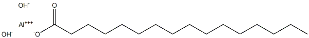 Palmitic acid aluminum dihydroxide salt Structure