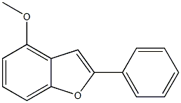 2-Phenyl-4-methoxybenzofuran Structure