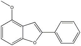 2-Phenyl-4-methoxybenzofuran 구조식 이미지