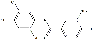 3-Amino-4,2',4',5'-tetrachlorobenzanilide 구조식 이미지