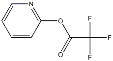 Trifluoroacetic acid 2-pyridinyl ester Structure