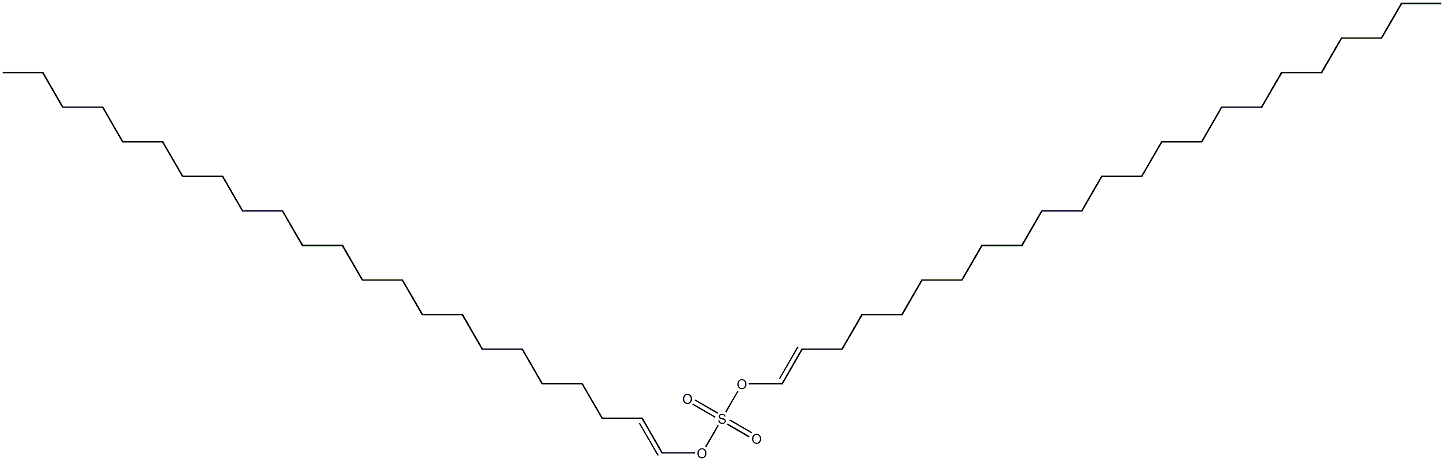 Sulfuric acid di(1-tricosenyl) ester 구조식 이미지