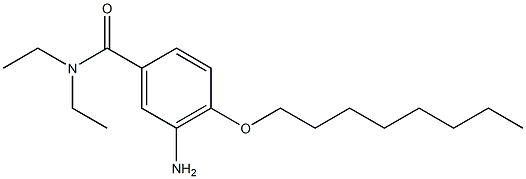 5-Amino-N,N-diethyl-4-(octyloxy)benzamide Structure