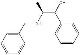 (1R,2S)-2-(Benzylamino)-1-phenyl-1-propanol 구조식 이미지