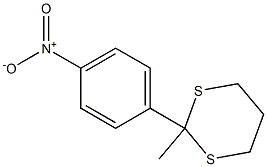 4'-Nitroacetophenone trimethylenedithioacetal 구조식 이미지