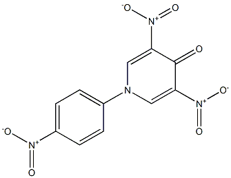 1-(4-Nitrophenyl)-3,5-dinitropyridin-4(1H)-one Structure