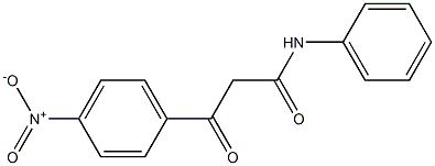 N-Phenyl-3-(4-nitrophenyl)-3-oxopropanamide 구조식 이미지