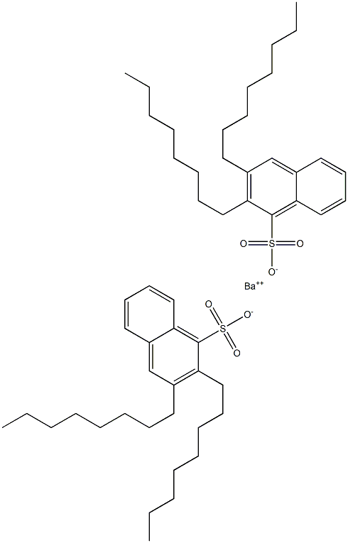 Bis(2,3-dioctyl-1-naphthalenesulfonic acid)barium salt 구조식 이미지