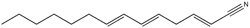 2,5,7-Tetradecatrienenitrile Structure