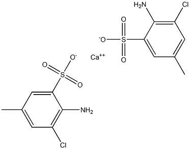 Bis(2-amino-3-chloro-5-methylbenzenesulfonic acid)calcium salt 구조식 이미지