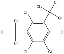 2,4,5,6-Tetrachloro-1,3-bis(trichloromethyl)benzene Structure
