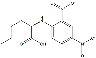 (S)-2-[(2,4-Dinitrophenyl)amino]hexanoic acid Structure