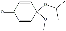 4-(1-Methylethoxy)-4-methoxy-2,5-cyclohexadien-1-one Structure