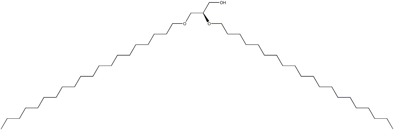 [R,(+)]-2-O,3-O-Diicosyl-L-glycerol 구조식 이미지