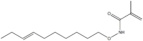 N-(7-Decenyloxy)methacrylamide 구조식 이미지