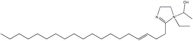 1-Ethyl-1-(1-hydroxyethyl)-2-(3-nonadecenyl)-2-imidazoline-1-ium 구조식 이미지