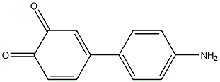 4-(4-Aminophenyl)-1,2-benzoquinone Structure