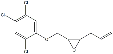 2,4,5-Trichlorophenyl 3-allylglycidyl ether 구조식 이미지