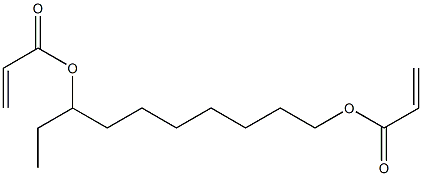 Diacrylic acid 1,8-decanediyl ester 구조식 이미지