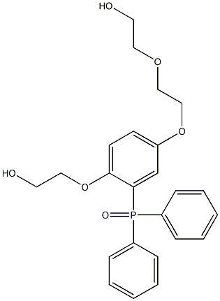2-[2-[3-(Diphenylphosphinoyl)-4-(2-hydroxyethoxy)phenoxy]ethoxy]ethanol 구조식 이미지