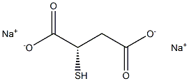 [S,(-)]-2-Mercaptosuccinic acid disodium salt 구조식 이미지