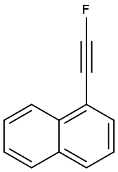 1-(Fluoroethynyl)naphthalene Structure
