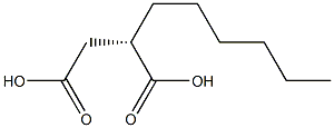 [S,(-)]-Hexylsuccinic acid 구조식 이미지
