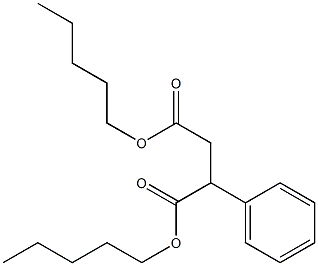 Phenylsuccinic acid dipentyl ester Structure