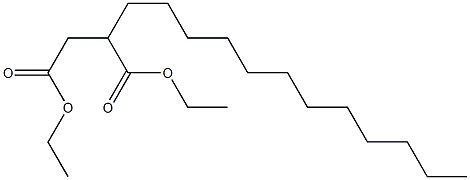 2-Dodecylsuccinic acid diethyl ester Structure