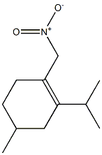 2-Isopropyl-4-methyl-1-(nitromethyl)cyclohexene Structure