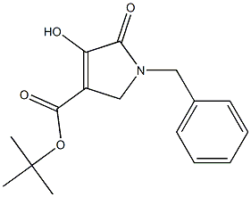 1-Benzyl-2,5-dihydro-4-hydroxy-5-oxo-1H-pyrrole-3-carboxylic acid tert-butyl ester 구조식 이미지