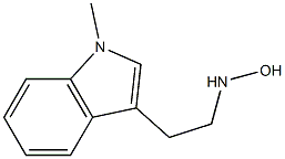 1-Methyl-3-[2-(hydroxyamino)ethyl]-1H-indole Structure