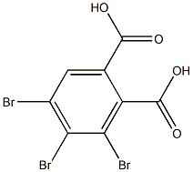 3,4,5-Tribromophthalic acid Structure