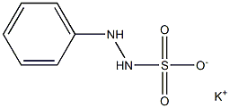 1-Phenylhydrazine-2-sulfonic acid potassium salt 구조식 이미지