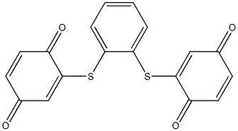 2,2'-(1,2-Phenylenedithio)bis(1,4-benzoquinone) Structure