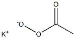 Peroxyacetic acid potassium salt Structure