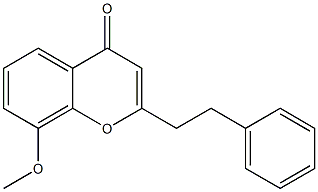 8-Methoxy-2-phenethyl-4H-1-benzopyran-4-one 구조식 이미지