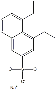 4,5-Diethyl-2-naphthalenesulfonic acid sodium salt 구조식 이미지