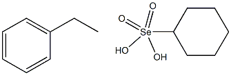 2-Phenylethaneselenoic acid Se-cyclohexyl ester 구조식 이미지