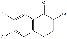 2-Bromo-6,7-dichloro-3,4-dihydro-1(2H)-naphthalenone Structure