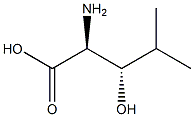 (3S)-3-Hydroxy-L-leucine 구조식 이미지
