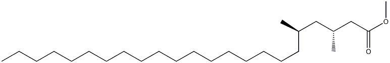 (3R,5R)-3,5-Dimethyltricosanoic acid methyl ester 구조식 이미지