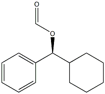 (-)-Formic acid (S)-phenylcyclohexylmethyl ester 구조식 이미지